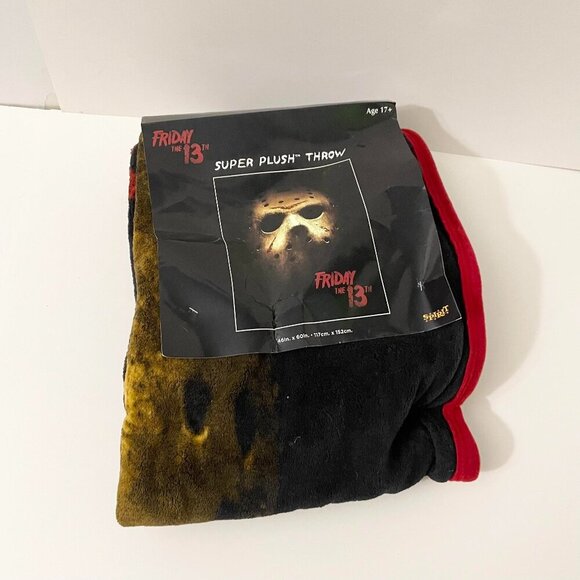 Friday the 13th Jason Voorhees Super Plush Super Soft Throw Blanket - Picture 1 of 15